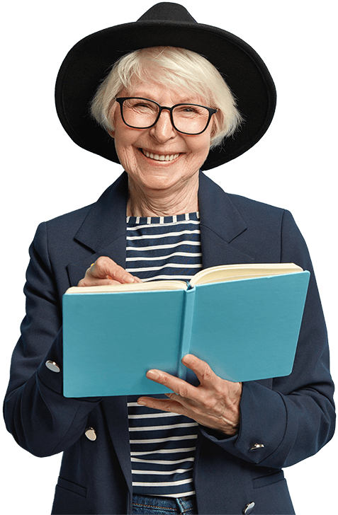 women-with-glasses-reading-a-teal-book