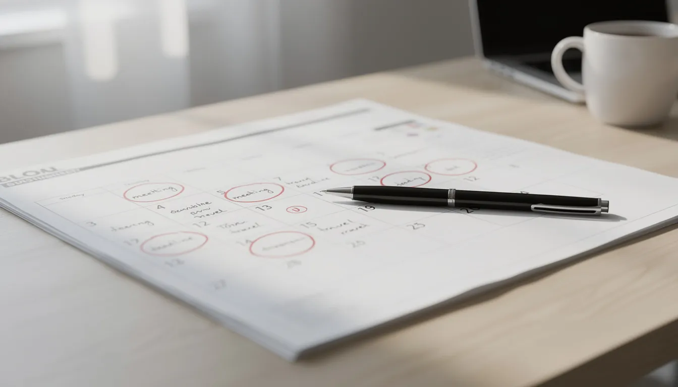The image features a calendar alongside a pen, symbolizing the importance of planning and marking significant dates, potentially related to enrollment periods for Medicare Advantage plans and other health insurance options. This visual suggests a proactive approach to managing medical insurance and benefits, ensuring that Medicare beneficiaries stay informed about important deadlines.